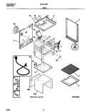BODY Diagram and Parts List for MGF312SBDC  Frigidaire Range