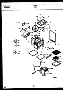 BODY PARTS Diagram and Parts List for 30-4962-23-01  Tappan Range