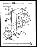 SYSTEM AND AUTOMATIC DEFROST PARTS Diagram and Parts List for ACG150NCW1  Frigidaire Refrigerator