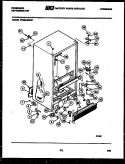 CABINET PARTS Diagram and Parts List for FPES19BDL1  Frigidaire Refrigerator