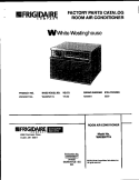 ROOM AIR CONDITIONER Diagram and Parts List for WAC052T7A5  Frigidaire Air Conditioner
