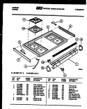 Part Location Diagram of 3131889 Frigidaire TRIM MANIFOLD