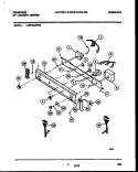CONSOLE AND CONTROL PARTS Diagram and Parts List for LCE702AWW2  Frigidaire Washer Dryer Combo