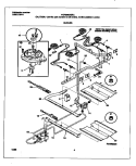 BURNER Diagram and Parts List for FGF358CGSC  Frigidaire Range