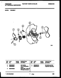 CAM Diagram and Parts List for DW6250A1  Frigidaire Dishwasher