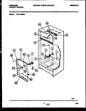 INTERIOR PARTS Diagram and Parts List for FFU14F5BW0  Frigidaire Freezer