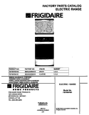 COVER Diagram and Parts List for FEFB67BHWE  Frigidaire Range