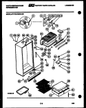 CABINET PARTS Diagram and Parts List for RT173LLH0  Frigidaire Refrigerator