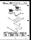 BROILER PARTS Diagram and Parts List for KEC457NSAA  Gibson Range