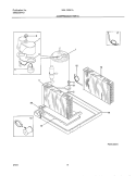 SYSTEM Diagram and Parts List for WAL120K1A1  Westinghouse Air Conditioner