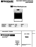 RANGE, GAS Diagram and Parts List for GF680RXD2  Frigidaire Range