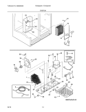 SYSTEM Diagram and Parts List for FGHS2634KQ2  Frigidaire Refrigerator