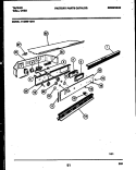 CONTROL PANEL Diagram and Parts List for 11-2969-00-04  Tappan Wall Oven