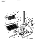 COOLING SYSTEM Diagram and Parts List for FRT20PRAD2  Frigidaire Refrigerator