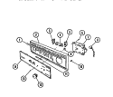 CONSOLE & PARTS Diagram and Parts List for DW4500FW1  Frigidaire Dishwasher