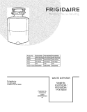 COVER Diagram and Parts List for FGDI753DMS0  Frigidaire Food Waste Disposer