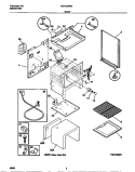 BODY Diagram and Parts List for MGF324WESC  Frigidaire Range