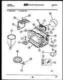 WRAPPER AND BODY PARTS Diagram and Parts List for 56-2282-10-16  Tappan Microwave