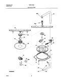 MOTOR & PUMP Diagram and Parts List for MDB124BAB1  Uni Dishwasher