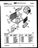 UNIT PARTS Diagram and Parts List for A08LH5F1  Frigidaire Air Conditioner