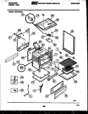 BODY PARTS Diagram and Parts List for GP32BNW3  Frigidaire Range
