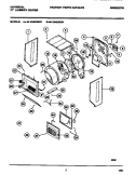 DRYER - CABINET, DRUM, HEATER Diagram and Parts List for MLXG42RBW1  Gibson Washer Dryer Combo