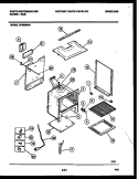 BODY PARTS Diagram and Parts List for GF830NW4  Frigidaire Range