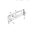 BACKGUARD Diagram and Parts List for CGC1M1DXE  Gibson Range