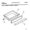DRAWER Diagram and Parts List for FES355CBSC  Frigidaire Range