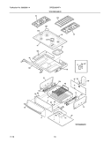 TOP/DRAWER Diagram and Parts List for CPDS3085KF4  Frigidaire Range