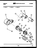 MOTOR AND BLOWER PARTS Diagram and Parts List for DECIFW1  Frigidaire Dryer