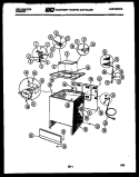 CABINET PARTS Diagram and Parts List for AW700C1D  Kelvinator Washer