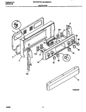 Part Location Diagram of 316101505 Frigidaire OVERLAY-CLOCK
