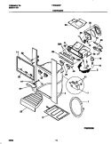 ICE DISPENSER Diagram and Parts List for FRS24ZSFB1  Frigidaire Refrigerator