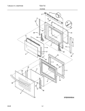 Part Location Diagram of 318261352 Frigidaire Exterior Door Glass - Bisque