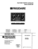 COVER Diagram and Parts List for FGC36S8HBA  Frigidaire Cooktop