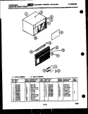 Part Location Diagram of 8016149 Frigidaire FRAME, FRONT