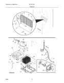 SYSTEM Diagram and Parts List for EILFU17GS1  Electrolux Freezer