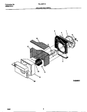 AIR HANDLING PARTS Diagram and Parts List for FAL126Y1A1  Frigidaire Air Conditioner