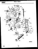 CABINET PARTS Diagram and Parts List for FRS22XHAB0  Frigidaire Refrigerator