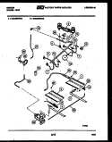 BURNER PARTS Diagram and Parts List for CGC3S5WXB  Gibson Range