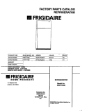 COVER Diagram and Parts List for FRT21TSGD2  Frigidaire Refrigerator
