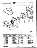 AIR HANDLING PARTS Diagram and Parts List for AS248L2K1  Frigidaire Air Conditioner