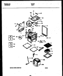 BODY PARTS Diagram and Parts List for 30-4972-23-01  Tappan Range