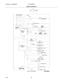 WIRING SCHEMATIC Diagram and Parts List for PLHS239ZDBD  Frigidaire Refrigerator