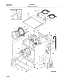 WSHR CAB, DOOR Diagram and Parts List for GTF1040AS0  Gibson Washer