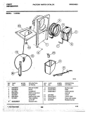 CONDENSER Diagram and Parts List for 14-025A2  Frigidaire Dehumidifier