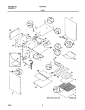 BODY Diagram and Parts List for FGF377WJCB  Frigidaire Range