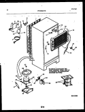 SYSTEM AND AUTOMATIC DEFROST PARTS Diagram and Parts List for FPCEB21TISB0  Frigidaire Refrigerator