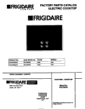 COVER Diagram and Parts List for FEC3X9XESA  Frigidaire Cooktop